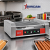 Thumbnail image #2 for Omcan 9-Roller 2-Zone Countertop Electric Hot Dog Roller Grill