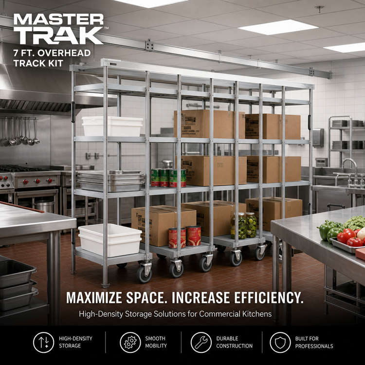 Product image #2 for Master Trak 7 Ft. Overhead Track Kit for High-Density Storage Systems