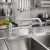 Thumbnail image #2 for equip 8-Inch Centers Deck Mount Mixing Faucet with 14-Inch Swing Nozzle