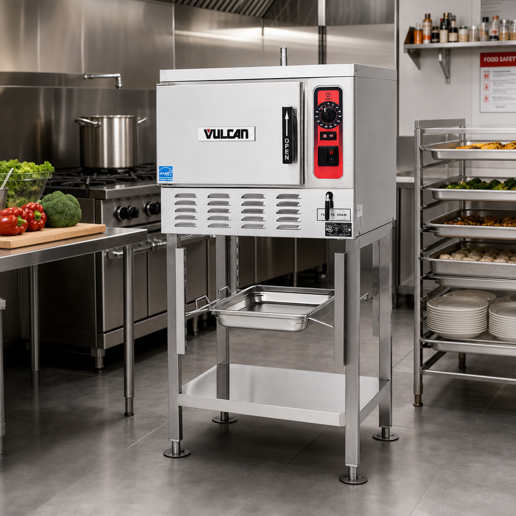 Product image #2 for Vulcan C24EO3 Countertop Boilerless/Connectionless Electric Convection Steamer, 3-Pan Capacity