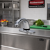 Thumbnail image #2 for Rubbermaid Commercial AutoFaucet SST Touchless Deck-Mount Commercial Faucet, 4-Inch Centers, Polished Chrome