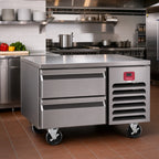 Thumbnail image #2 for Southbend (Middleby) Platinum 20084SB 84-Inch Low-Height Stainless Steel Refrigerated Base with 4 Self-Closing Drawers