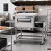Thumbnail image #2 for Lincoln Impinger II 1100 Series Electric Single-Stack FastBake Conveyor Pizza Oven Package