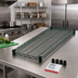 Thumbnail image #3 for Winco 60 Inch x 18 Inch Wire Shelf with Sleeve Clips, Epoxy Coated Green