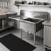 Thumbnail image #2 for John Boos E-Series 1-Compartment Sink with Left Drainboard, 18-Gauge 300-Series Stainless Steel, 44-1/2 x 29-1/2 x 43-3/4 Inches