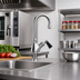 Thumbnail image #2 for Fisher 30130 Deck Mount Single-Hole Manual Faucet with 12-Inch Swing Spout