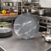 Thumbnail image #2 for American Metalcraft 11-1/2 Inch Round Coupe Melamine Plate, Matte Marble Gray
