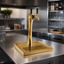 Thumbnail image #2 for Perlick Lucky Countertop Glycol-Cooled Single-Faucet Draft Beer Tower, Gold Finish