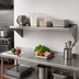 Thumbnail image #2 for BK Resources T-430 Economy Wall-Mounted Stainless Steel Shelf, 60 x 16 Inches