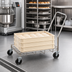 Thumbnail image #3 for Wire Dough Box Dolly for 18 x 26 Dough Boxes, 400 lb Capacity