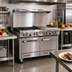 Thumbnail image #2 for Southbend S-Series 48-Inch Gas Restaurant Range with Thermostatic Griddle and 2 Space Saver Ovens