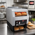 Thumbnail image #2 for Hatco Toast-Qwik® TQ-800H Horizontal Countertop Conveyor Toaster, 3-Inch Opening, 208V