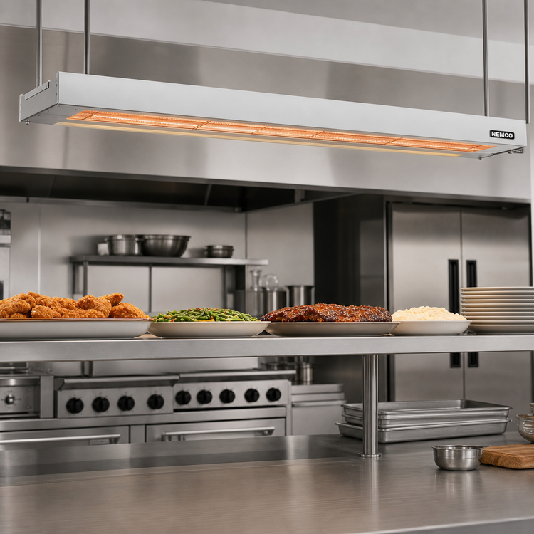 Product image #2 for Nemco 6155-72 Single Remote-Controlled Infrared Strip Heater, 72 Inch, 120V
