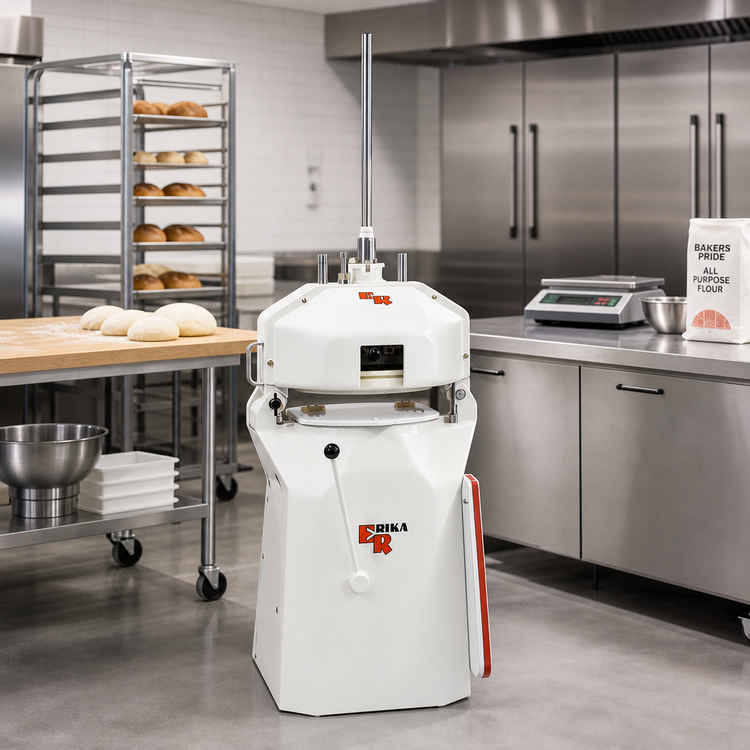 Product image #2 for Erika Record Semi-Automatic 30-Part Dough Divider/Rounder with Removable 4/41 RH Knife Head