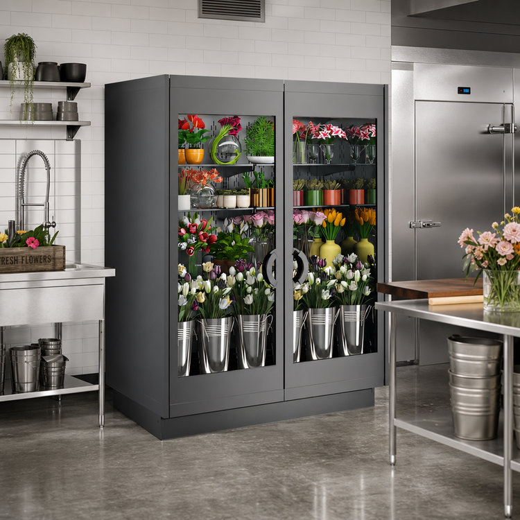 Product image #2 for Allure Self-Service Refrigerated Straight Upright Door Merchandiser, 63-Inch Wide, Remote DX