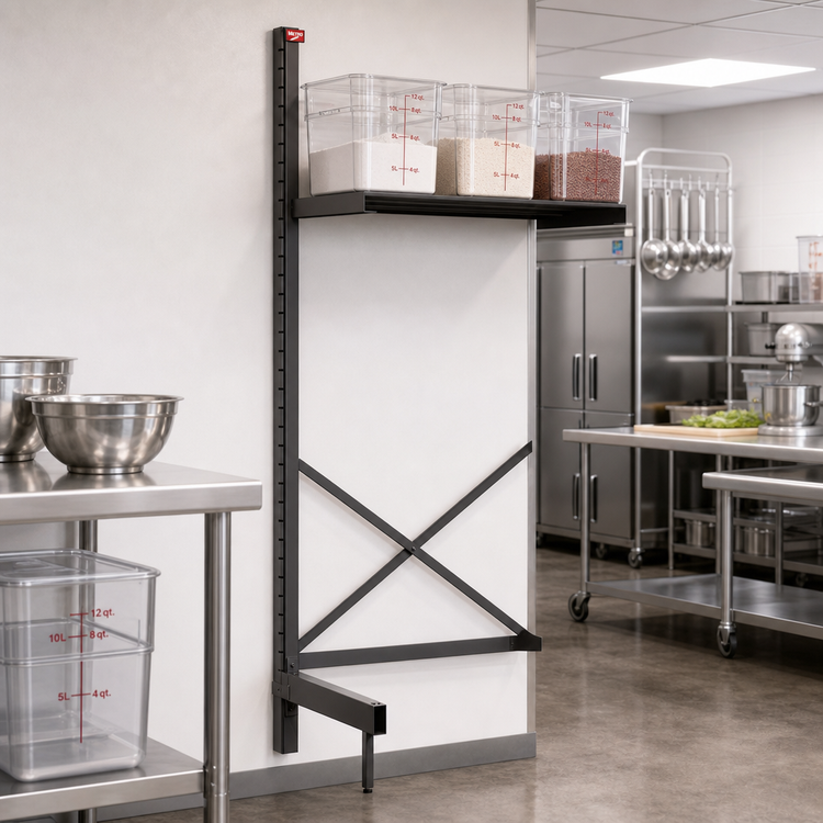 Product image #2 for Metro SmartLever 24 x 30 Inch Add-On Cantilevered Shelving Kit