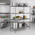 Thumbnail image #3 for Eagle Group Valu-Master Double-Mat Wire Shelving Starter Unit, 4-Tier, 48 x 18 x 63 Inches, Gray Epoxy