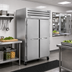 Thumbnail image #2 for True SPEC SERIES Two-Section Pass-Thru Reach-In Refrigerator with Stainless Steel Front Doors and Glass Rear Doors