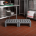 Thumbnail image #2 for Metro BOW-TIE Slotted Polymer Dunnage Rack, 22 x 36 x 12 Inches, 1,500 lb. Capacity