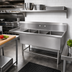 Thumbnail image #2 for John Boos Pro-Bowl 3-Compartment Sink with Left Drainboard, 30