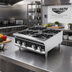 Thumbnail image #2 for Vollrath 24.1-Inch Countertop Gas Hot Plate Range, 4 Burners, Stainless Steel