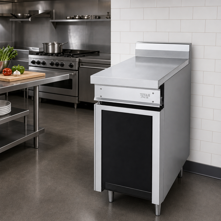 Product image #2 for Titan JTPR-36 36-Inch Open Base Spreader Cabinet