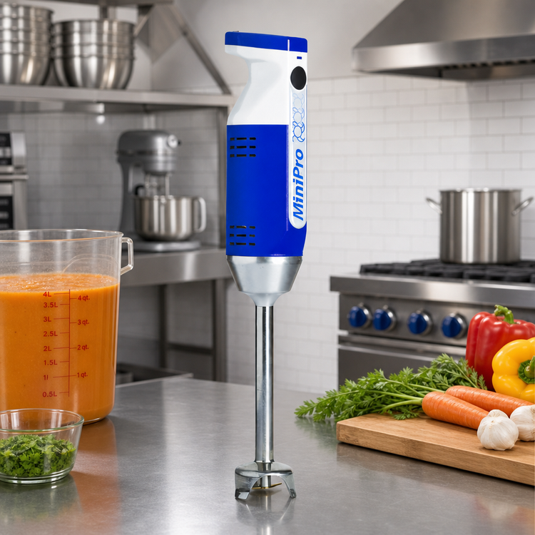 Product image #2 for MiniPro Hand-Held Variable-Speed Immersion Blender with 6.5-Inch Detachable Stainless Steel Shaft