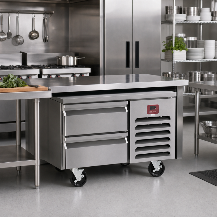 Product image #2 for Southbend Platinum 60-Inch Low-Height Self-Contained Refrigerator Base with 2 Drawers