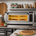 Thumbnail image #2 for PizzaMaster Countertop Electric Stone Hearth Pizza Oven with Two Stone Surfaces