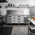 Thumbnail image #2 for Garland Arctic Fire 85-Inch Three-Section Refrigerator Base with 6 Self-Closing Drawers, Remote Refrigeration