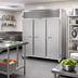 Thumbnail image #2 for Traulsen Dealer's Choice G31313 Three-Section Full-Height Solid Door Reach-In Freezer