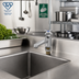 Thumbnail image #2 for T&S Brass B-0710-LT-CR Low-Lead Service Sink/Sill Faucet, Single-Hole Deck Mount, 4-Inch Rigid Spout