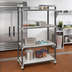 Thumbnail image #2 for Cambro Camshelving Elements XTRA High Density Top Rail Stationary Starter Unit, 24 x 36 x 81 Inches, 4-Shelf, 3 Vented + 1 Solid