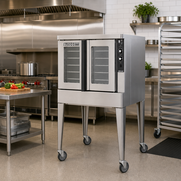 Product image #2 for Blodgett Zephaire Series ZEPH-100-E SGL Single-Deck Full-Size Standard-Depth Electric Convection Oven, 5-Pan Capacity