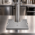 Thumbnail image #2 for Stainless Steel Surface-Mount Drip Tray Trough for Draft Beer Columns, 14 x 8 Inches