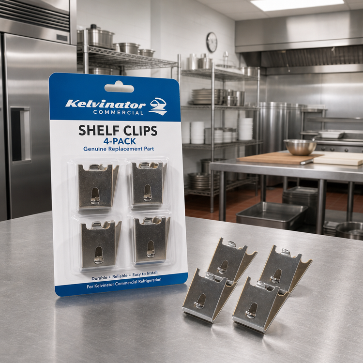 Product image #2 for Kelvinator Commercial Shelf Clips, 4-Pack