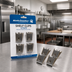 Thumbnail image #2 for Kelvinator Commercial Shelf Clips, 4-Pack