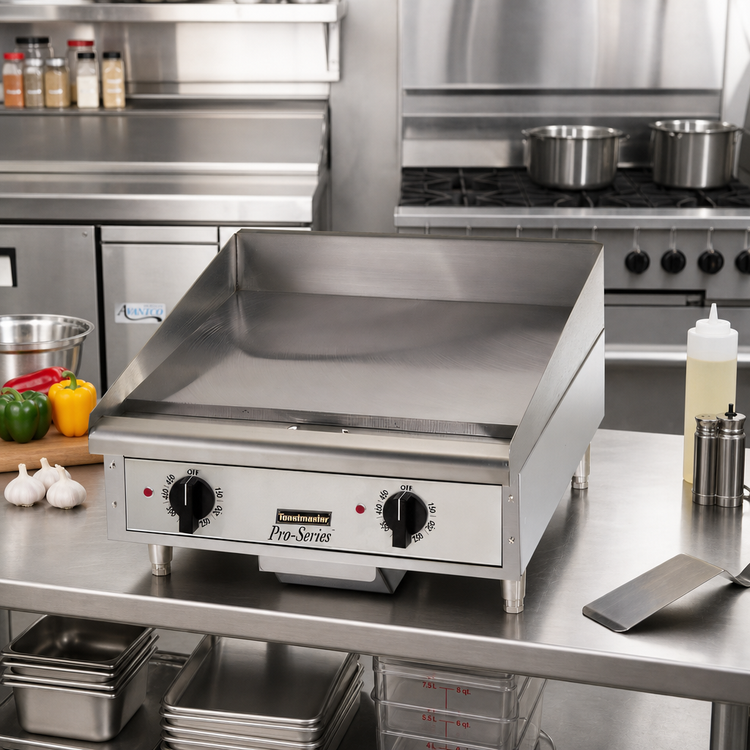 Product image #2 for Toastmaster TMGE24 Electric Countertop Griddle, 24-Inch x 21-Inch Cooking Surface, 208/240V