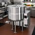 Thumbnail image #2 for Cleveland Range KGL-100 100-Gallon Gas-Fired Stationary 2/3 Steam-Jacketed Kettle