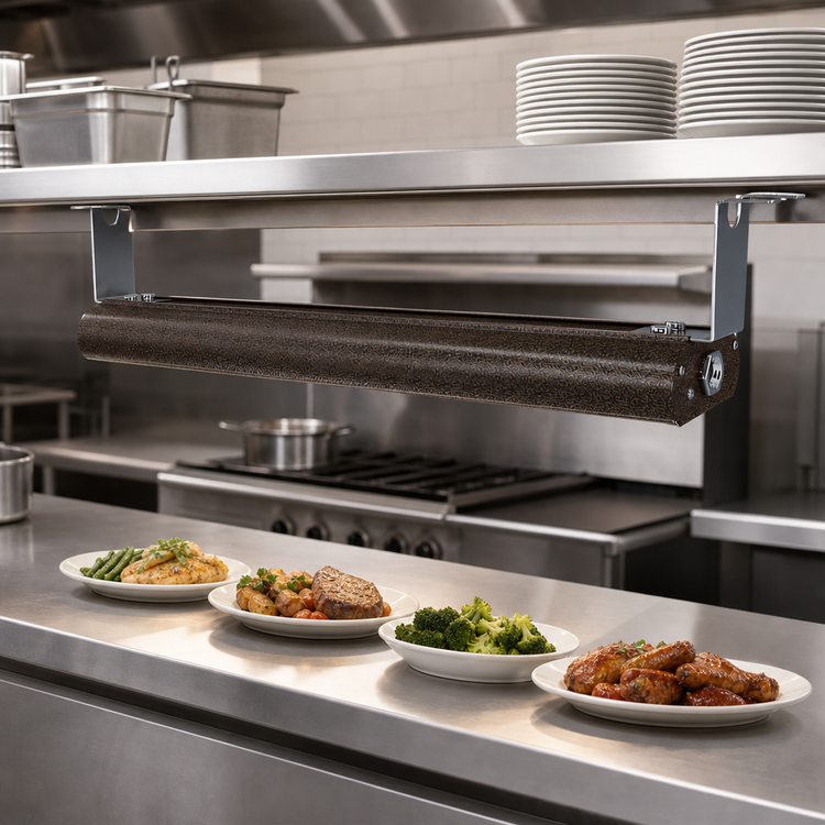 Product image #2 for Vollrath 42-Inch Low Profile Unlighted Heat Strip Lamp with Aluminum Housing, 120V