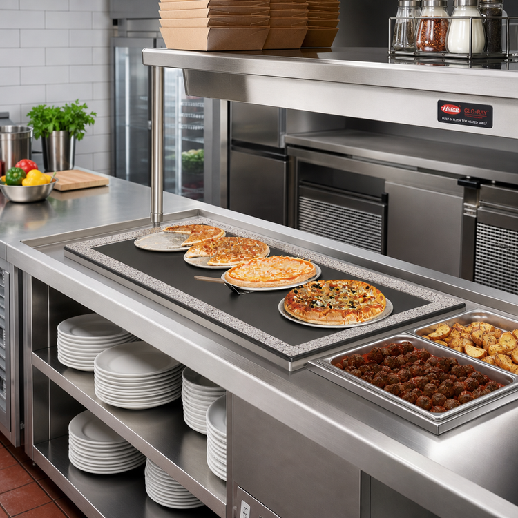 Product image #2 for Hatco Glo-Ray Built-In Flush Top Heated Shelf, 43-1/2 x 17 Inches, 685 Watts