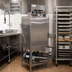 Thumbnail image #2 for American Dish Service AFB-C Single Rack Corner Low-Temp Chemical Sanitizing Door-Type Bakery Dishwasher