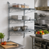 Thumbnail image #2 for Quantum 3-Shelf Wall-Mounted Cantilever Wire Shelving Starter Unit