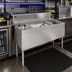 Thumbnail image #2 for Advance Tabco Prestige Supreme 60-Inch Stainless Steel Underbar Ice Chest with 10-Circuit Cold Plate and Dual Bottle Racks