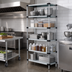 Thumbnail image #2 for Quantum 30 Inch Wide x 21 Inch Deep x 74 Inch High Solid Stainless Steel Shelving Starter Kit, 5 Shelves