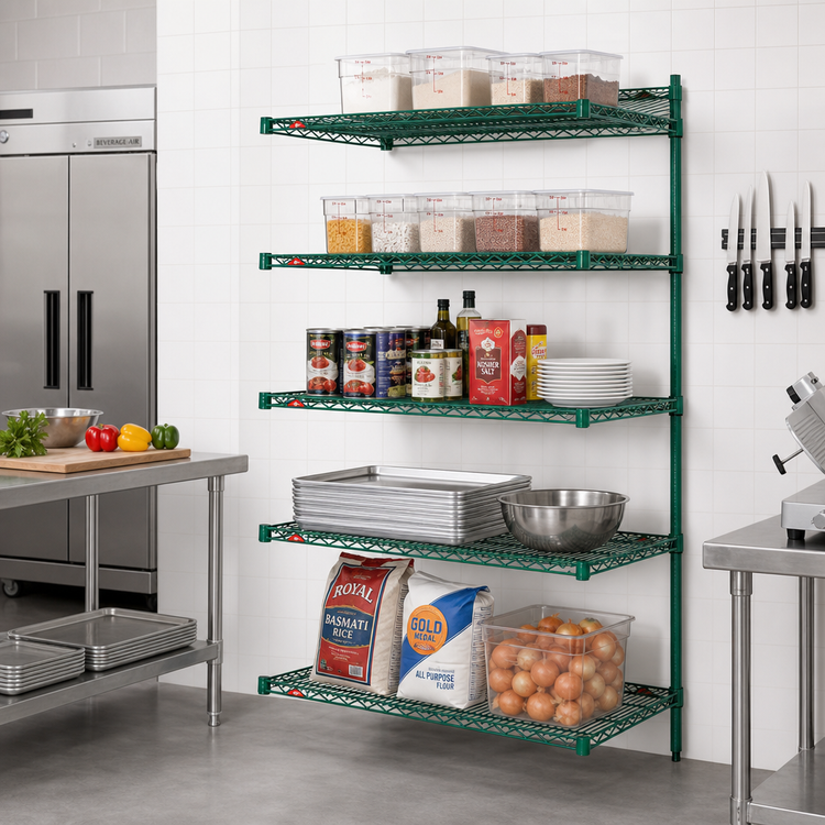 Product image #3 for Metro Super Erecta 36-Inch W x 24-Inch D x 74-Inch H 5-Shelf Wire Add-On Shelving Unit