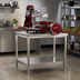 Thumbnail image #2 for Berkel MB Series Stainless Steel Slicer Stand with Adjustable Legs and Undershelf
