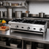 Thumbnail image #2 for Supreme 24-Inch Countertop Gas Hot Plate with 4 Open Burners, 110,000 BTU