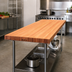 Thumbnail image #2 for Boos Block American Cherry Edge Grain Kitchen Countertop, 108 x 36 x 3 Inches, Oil Finish
