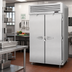 Thumbnail image #2 for Turbo Air PRO Series Solid-Door Correctional Facility Heated Holding Cabinet, 2-Section Reach-In, 47.7 Cu. Ft.